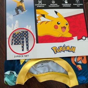 Cuddl Duds Boys Pokémon Sleep Set - Navy & Yellow Accents
